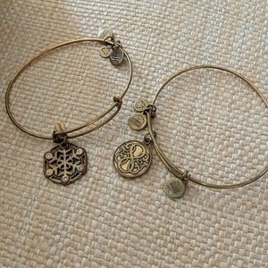 Alex and Ani Two Bracelets Snowflake 2015